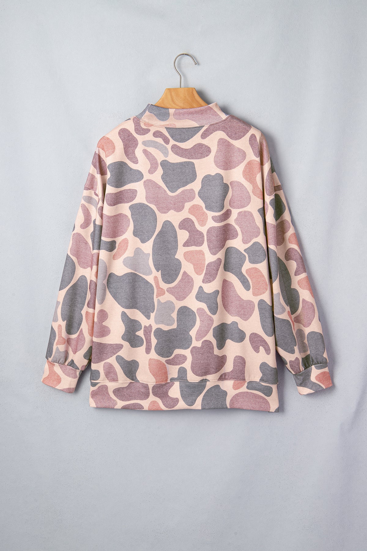 Western Camo Howdy Oversized Pullover Sweatshirt Women