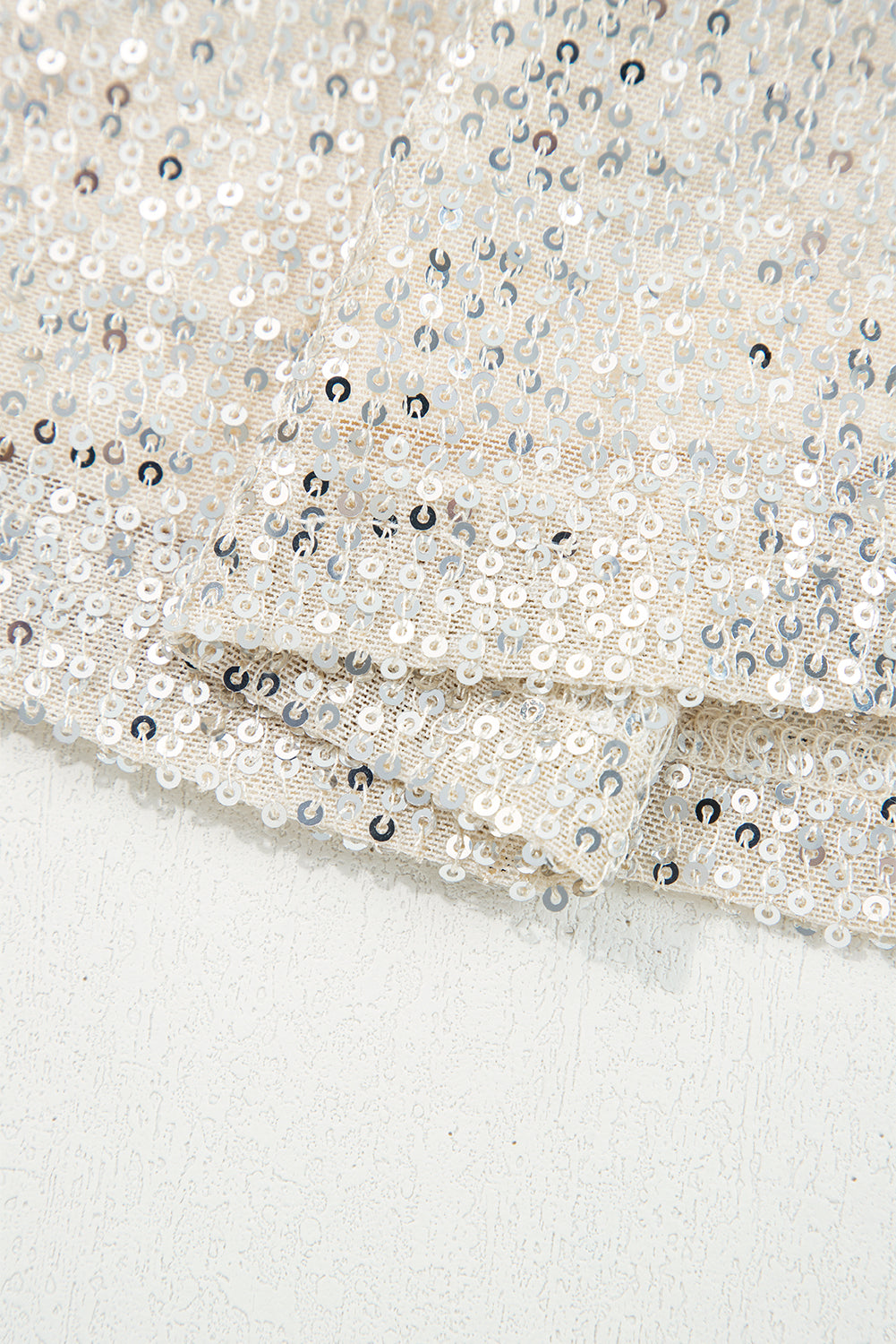 Sparkly Sequin Hooded Long Sleeve Party Top