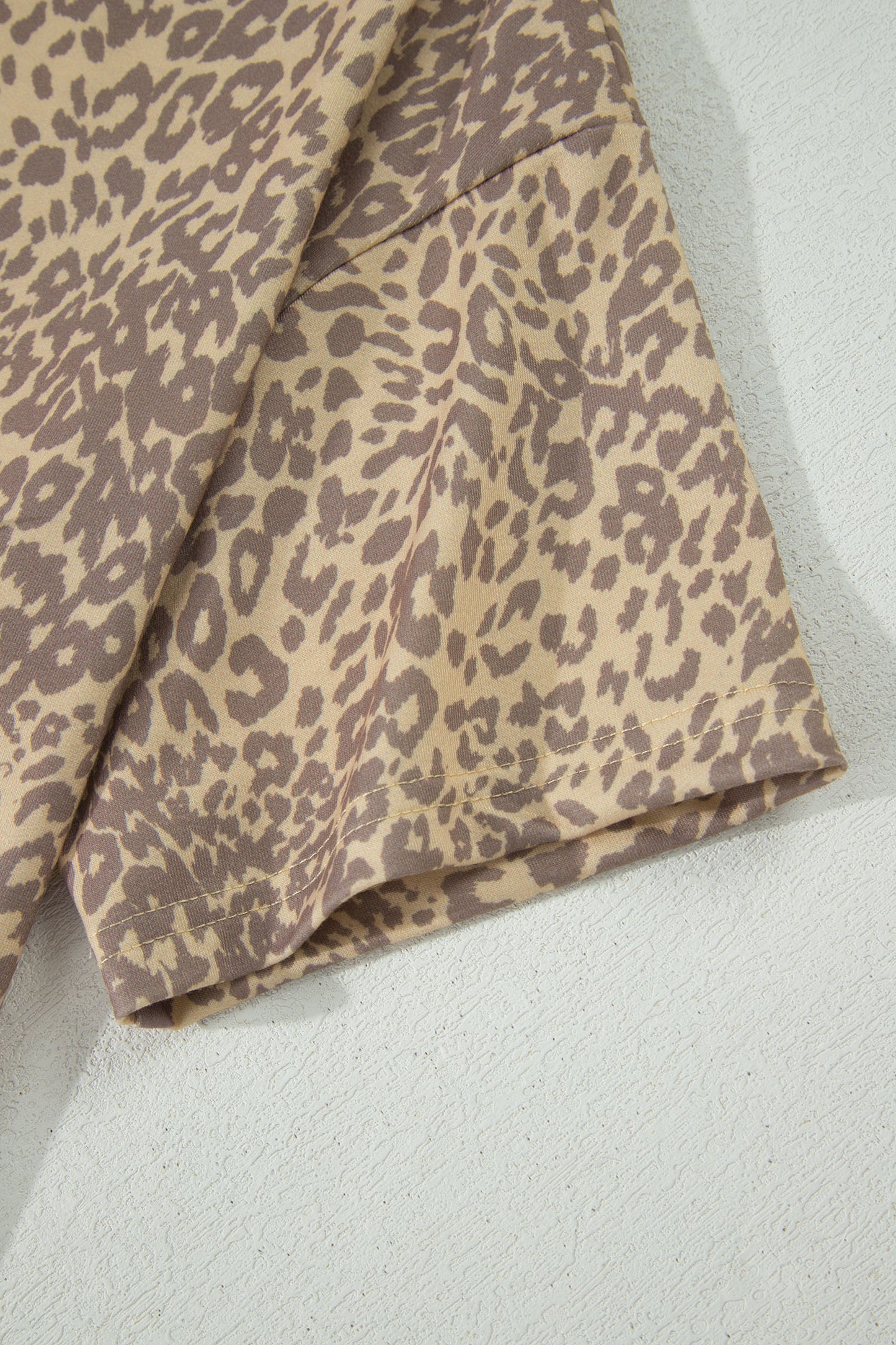 Leopard Star Patch Studded Oversized Western Graphic Tee