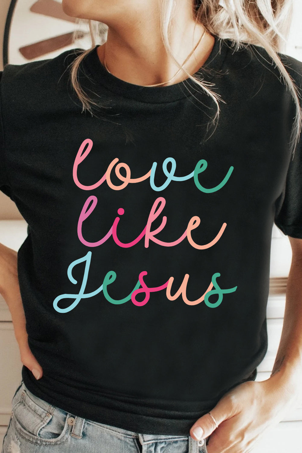 Love Like Jesus Christian Graphic Tee