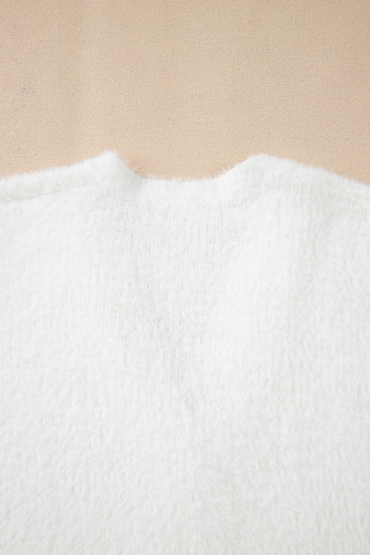 Soft Fuzzy Button Front Long Knit Cardigan with Pockets
