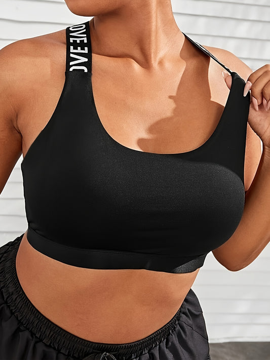 Puls Size Sports Bra For Women Nylon Fitness Running Bra Yoga Beautiful Back Bra