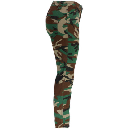 Women's Plus Size Camouflage Workwear Hip Hop Casual Pants Street Loose Harlem Denim Trousers