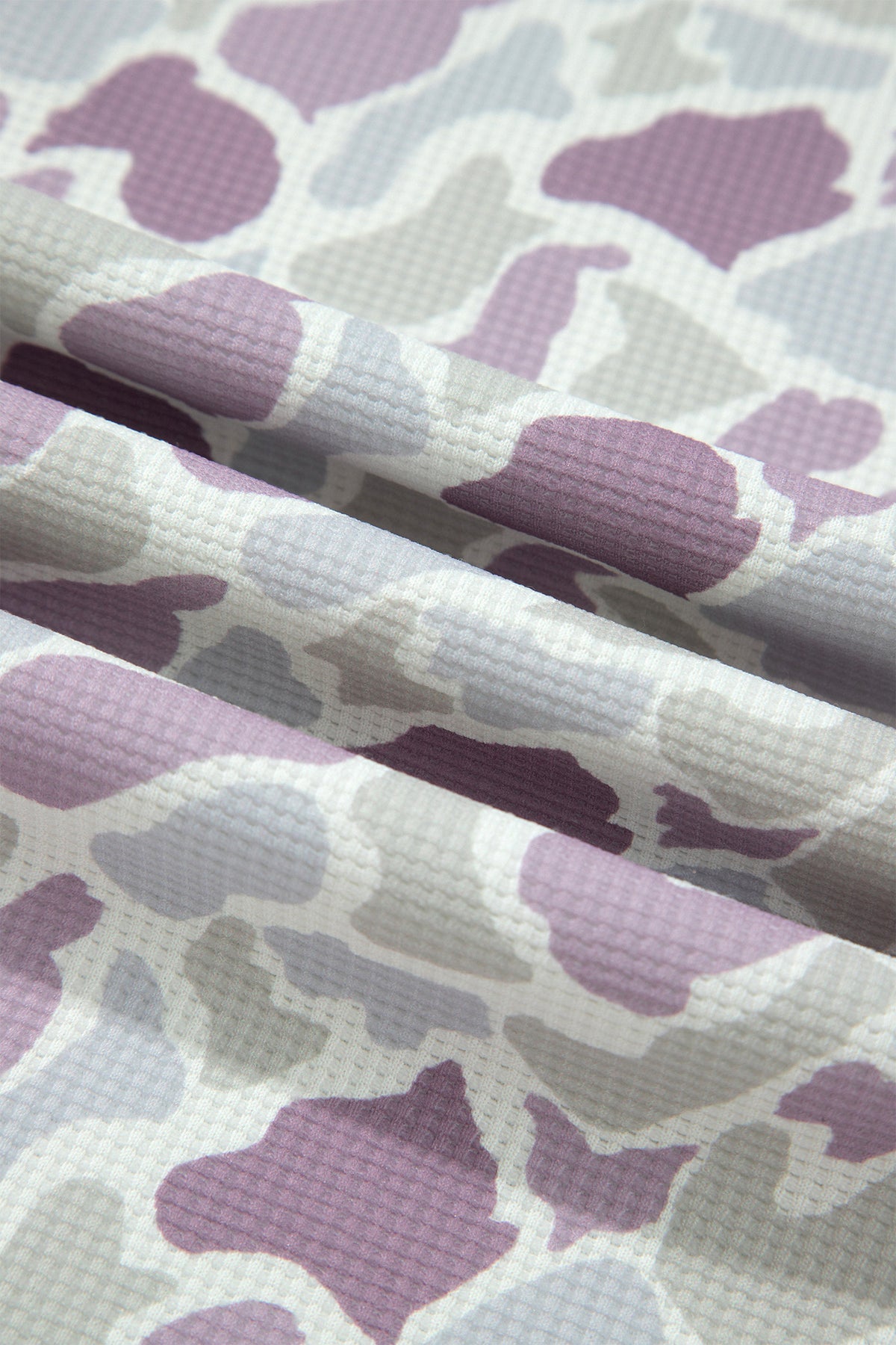Pastel Camo Print Drawstring Wide Leg Pants