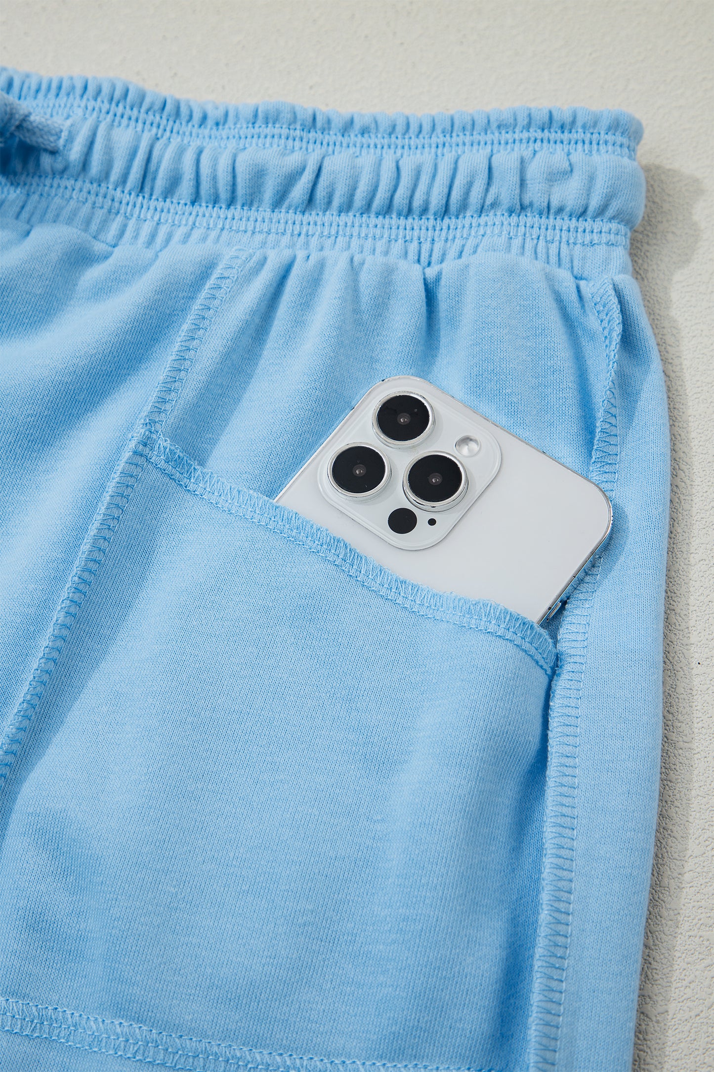 Boxy Tee and Wide Leg Pants Lounge Set Casual Outfit