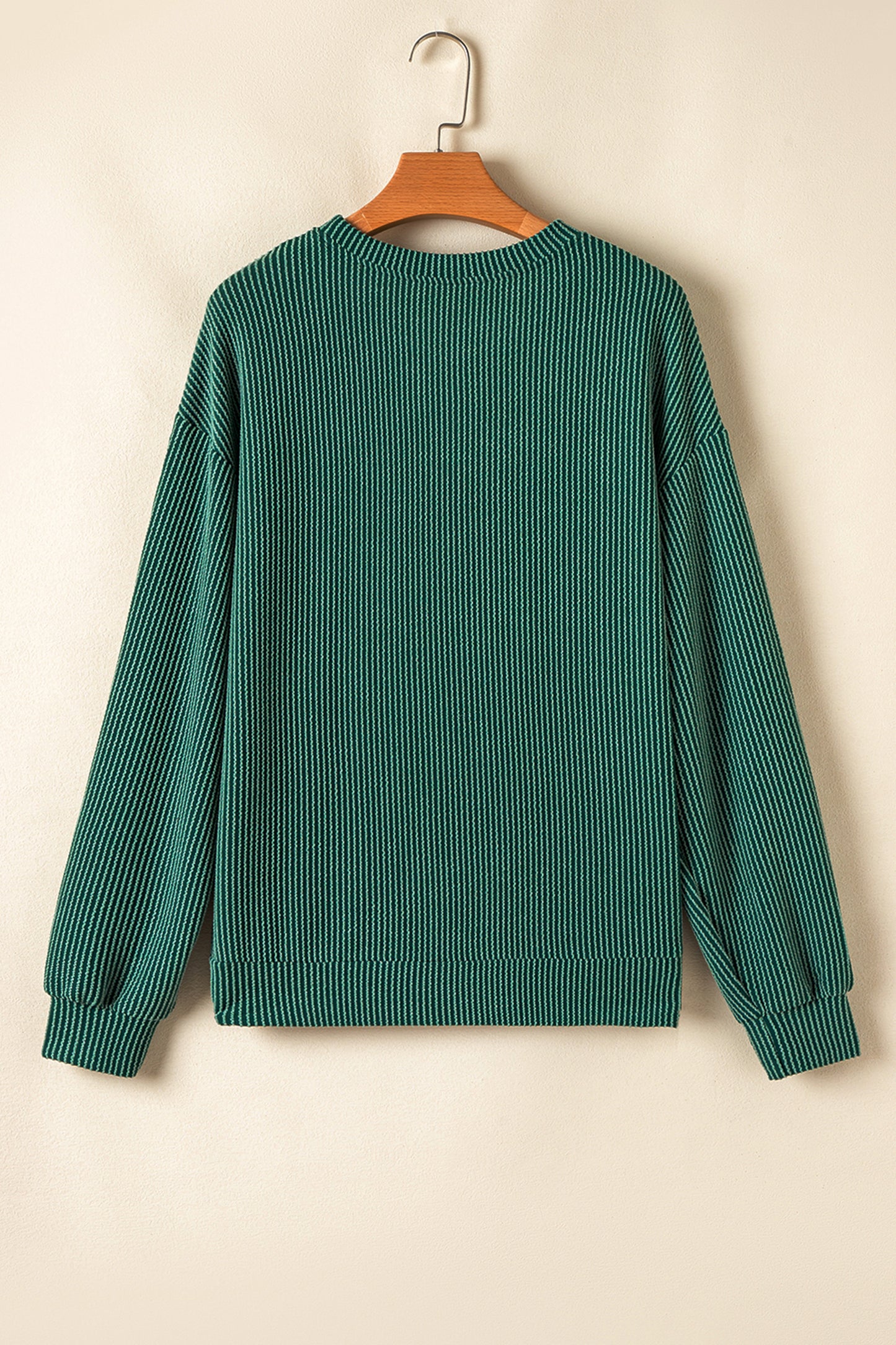 JOLLY Ribbed Knit Long Sleeve Top and Pants Set
