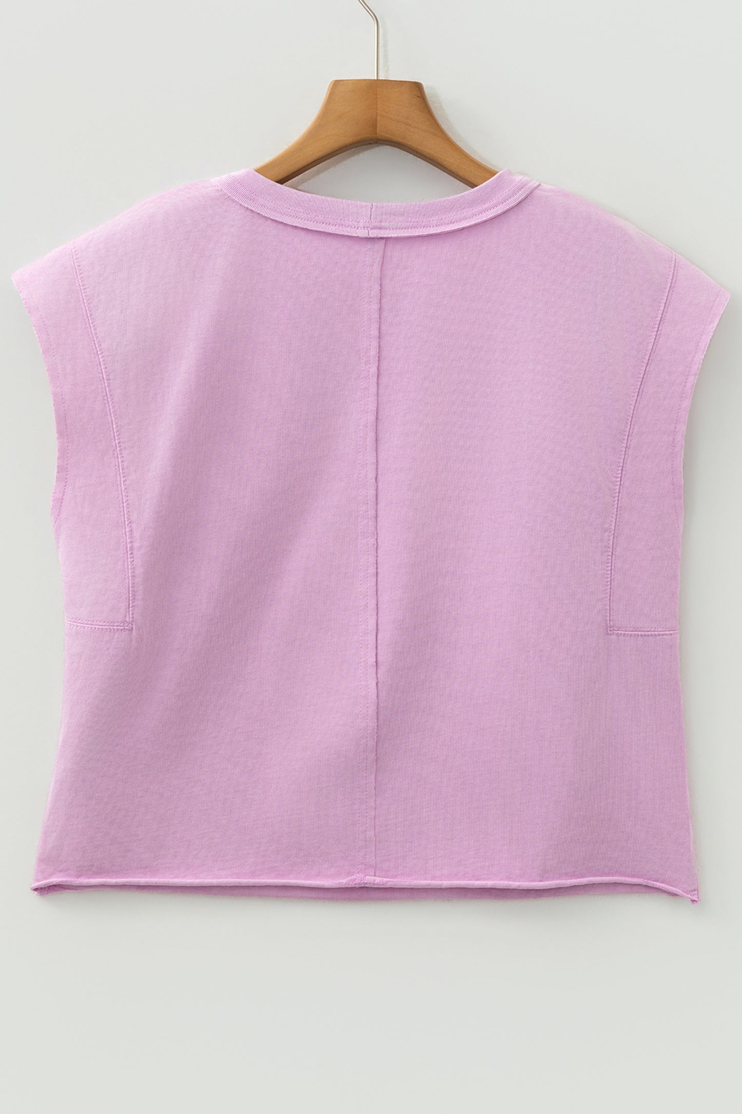 Medium Grey Mineral Wash Boxy Cotton Tank Top