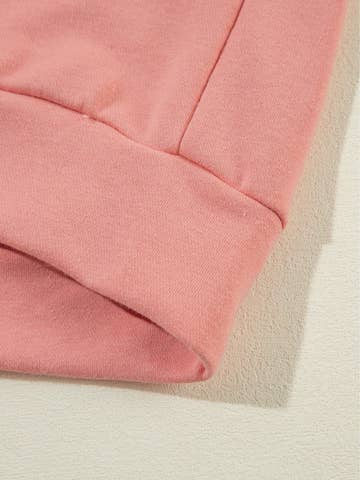 Bowknot Dewback Round Neck Sweatshirt
