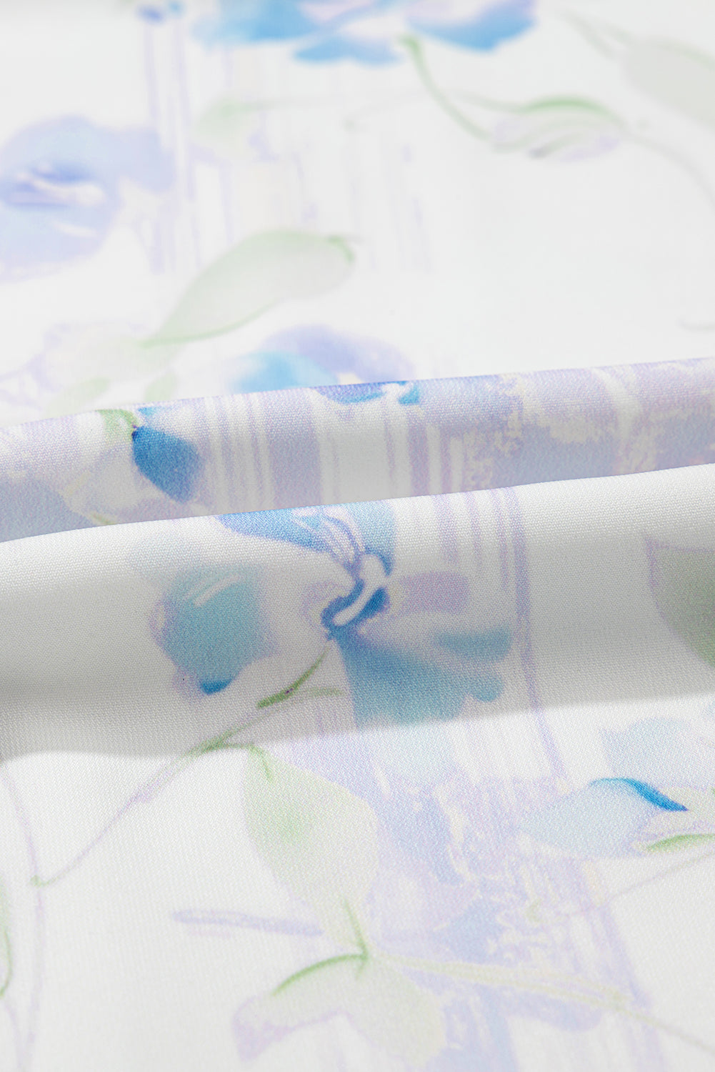 Easter Blue Floral Smocked Maxi Dress
