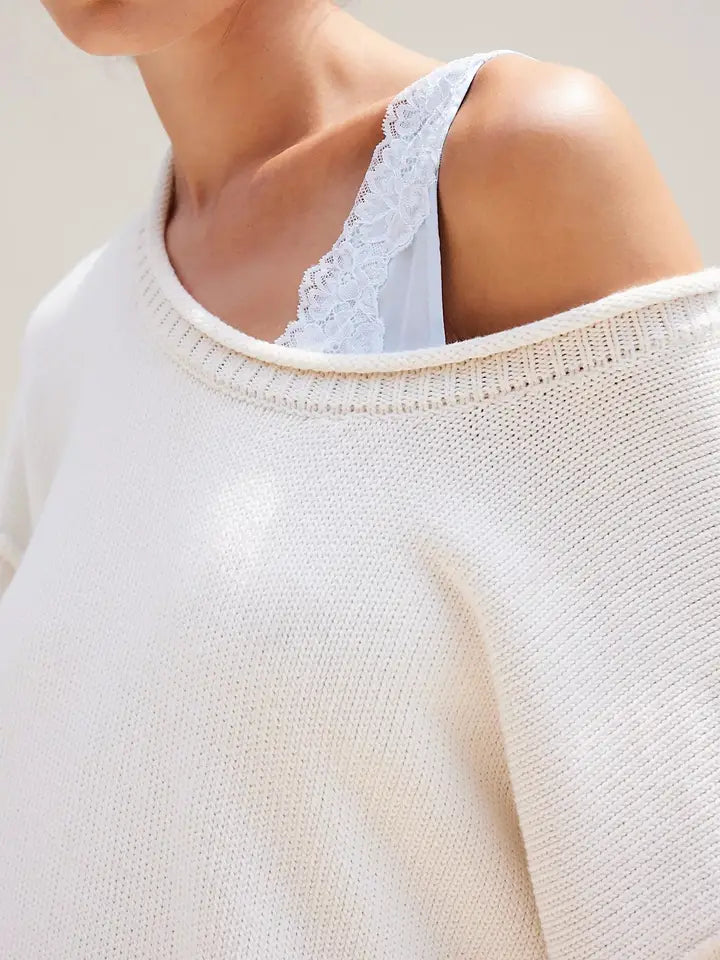 Oversized Soft Knit Roll Neck Pullover Sweater for Women