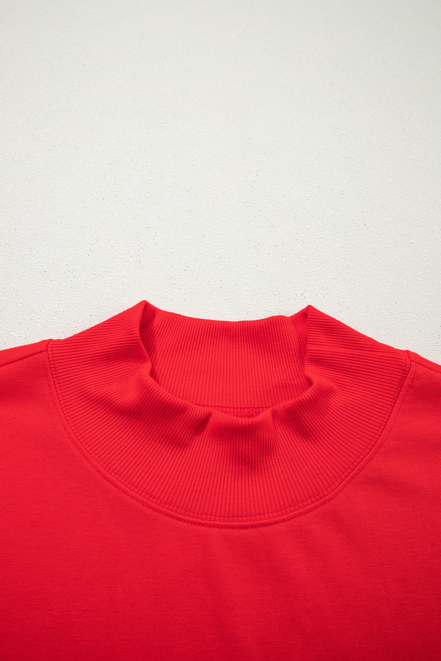 High Neck Cap Sleeve Loose Casual Top
