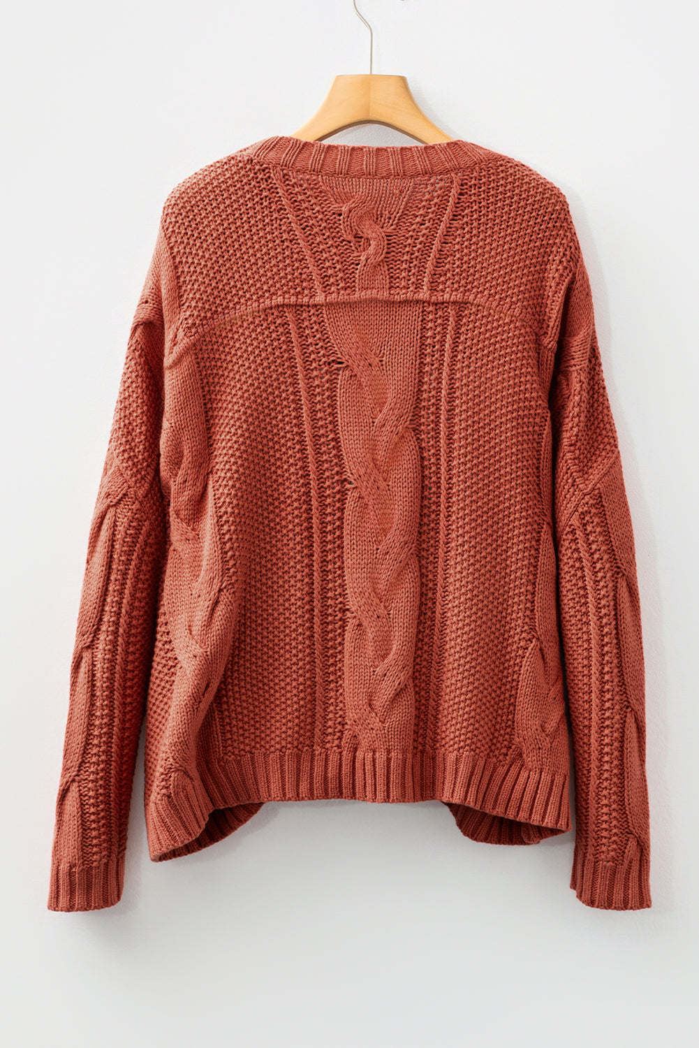 Redwood Chunky Cable Knit Slouchy Oversized Sweater