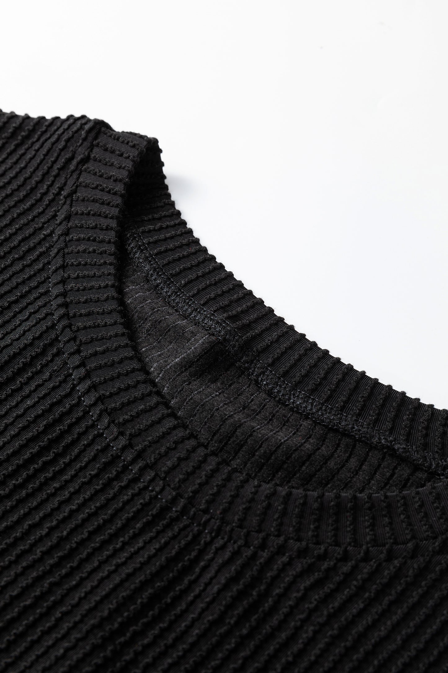 JOLLY Ribbed Knit Long Sleeve Top and Pants Set