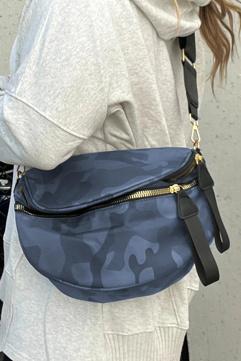 Trendy Camouflage Crossbody Shoulder Bag for Women