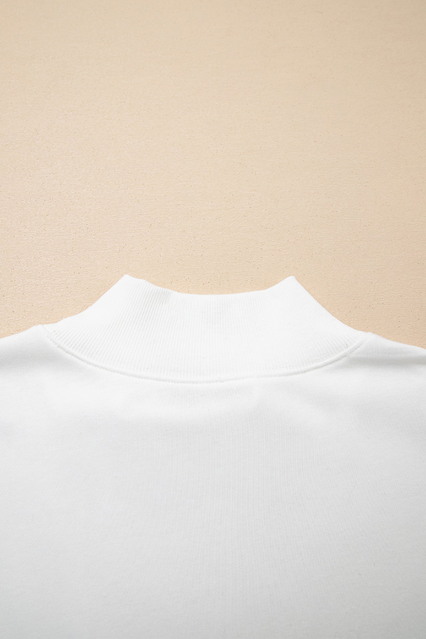 High Neck Cap Sleeve Loose Casual Top