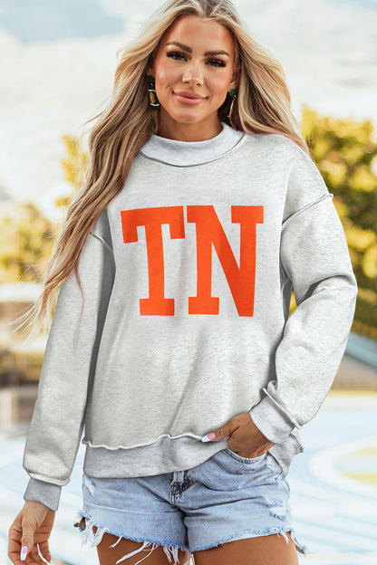 Tennessee TN Reversible Game Day Mock Neck Sweatshirt