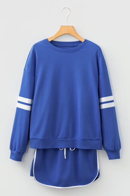 Orange Game Day Varsity Sweatshirt & Skort Set