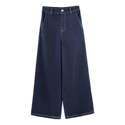 Girls High-Waist Slim Fit Soft Denim Pants