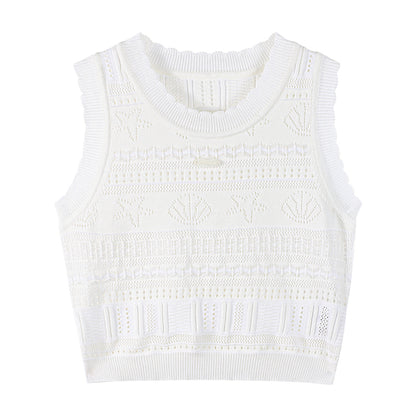 Girls Sleeveless Knit Tank Top Summer Casual Vest Shirt