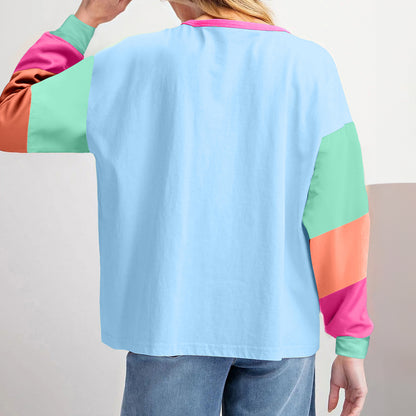 Game Day Graphic Colorblock Tee