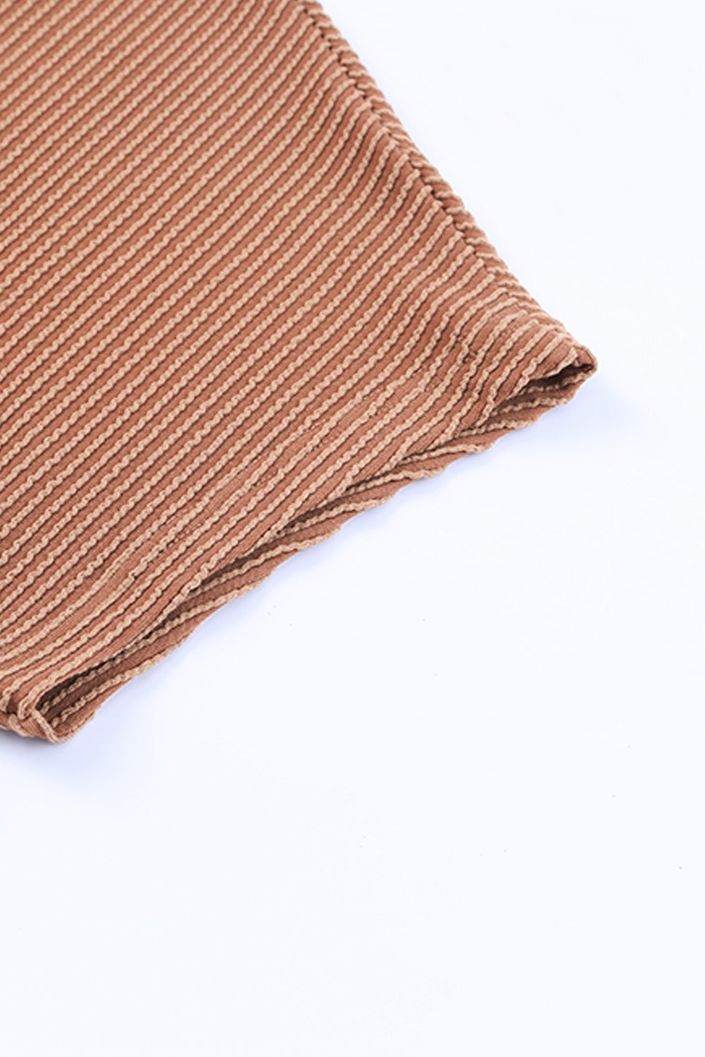 Striped Ribbed Knit Pocket T-Shirt Dress for Women