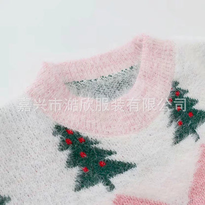 Women's Oversized Fuzzy Snowman Christmas Sweater