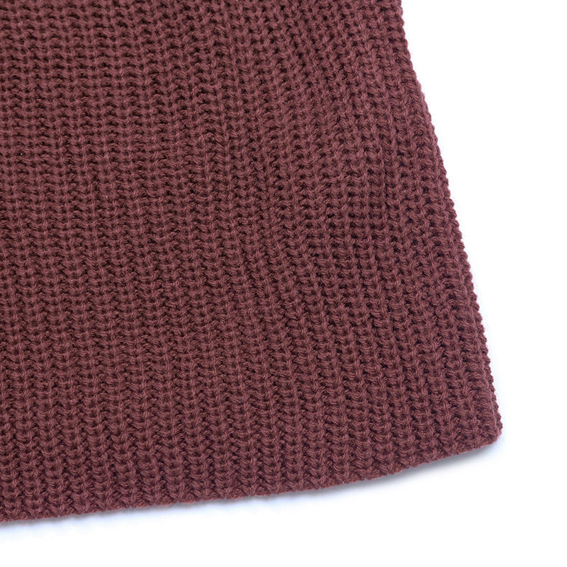 V Neck Knit Sweater Dress Puff Sleeve Fall Mini Dress