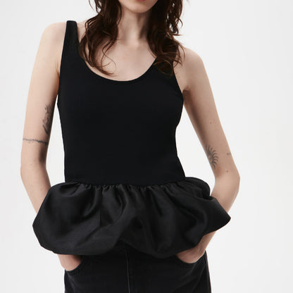 Sexy Modal Bubble Hem Tank Top – European Street Trend