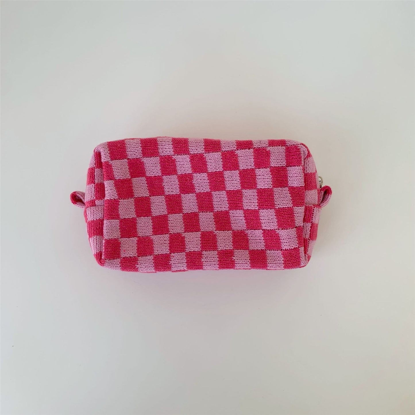 Wool Checkerboard Large Capacity Portable Storage Bag