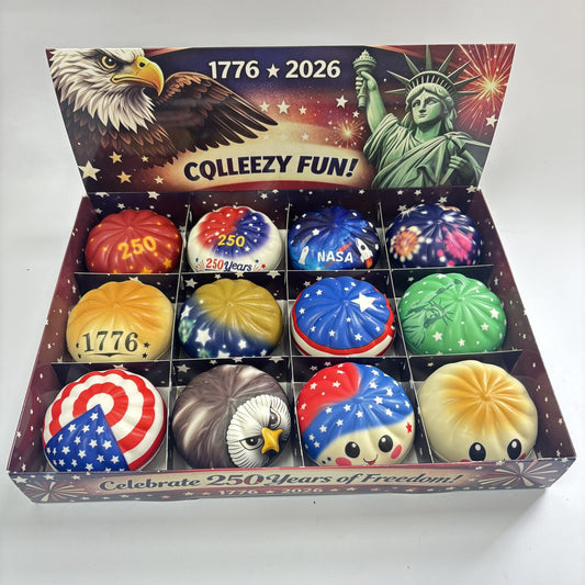 Patriotic 4th July PU Squishy Stress Relief Toy
