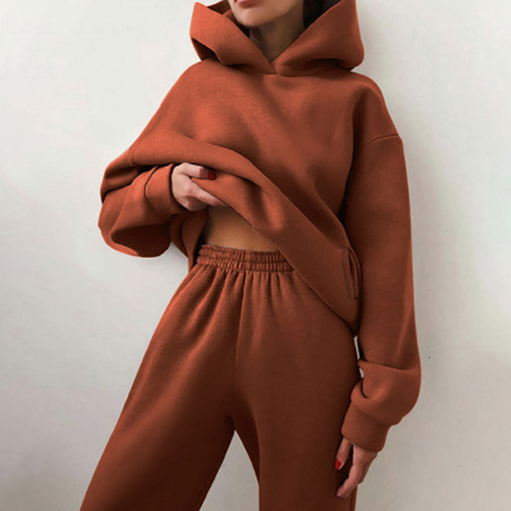 Womens Oversized Hoodie Sweatpants Set Casual Streetwear