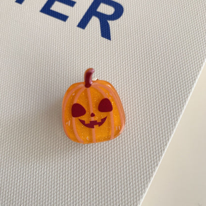Halloween Ghost Pumpkin Bat Acrylic Mini Claw Clip