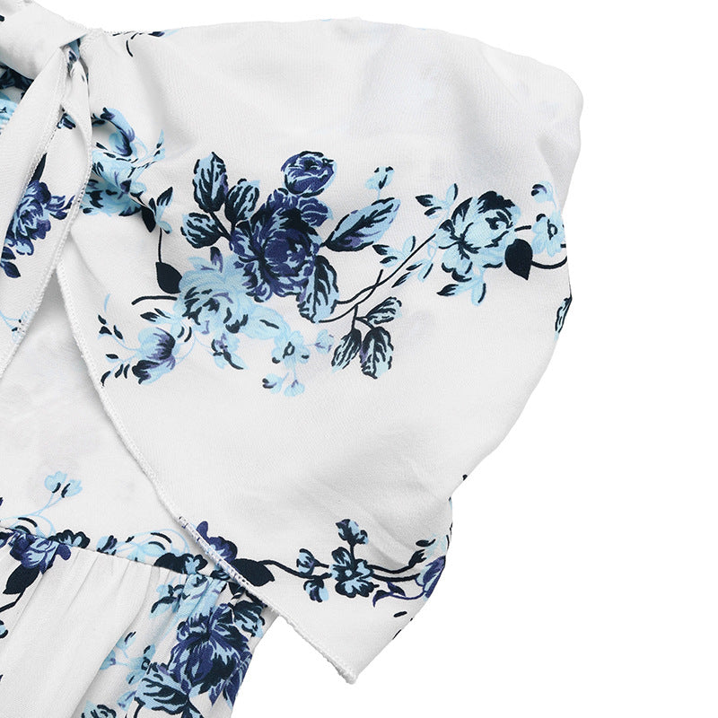 Floral Strapless Wide Leg Jumpsuit Resort Outfit