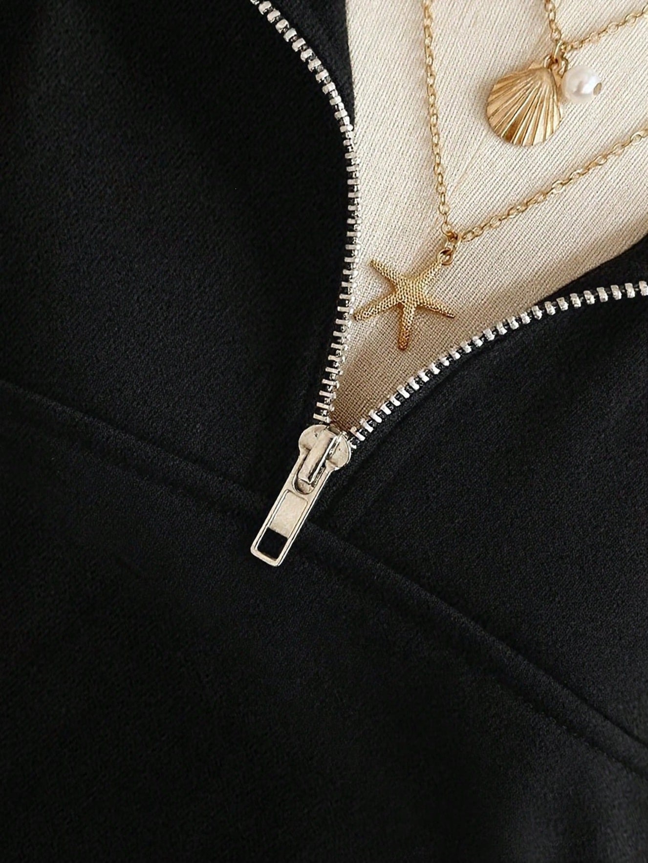 Half Zip Pullover Sweatshirt Oversized Y2K Long Sleeve