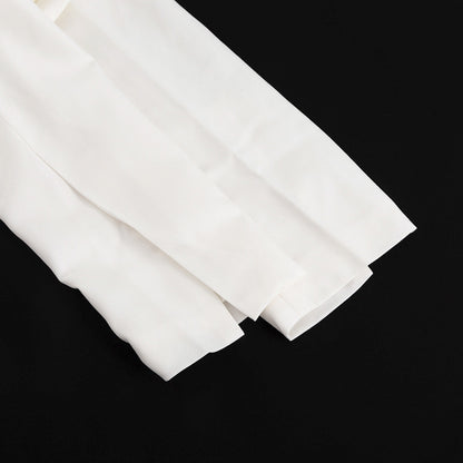 Elegant V-Neck Long Sleeve Front Slit Blazer Dress