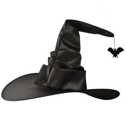 Halloween Witch Hat Wide Brim Pointed Costume Party Hat