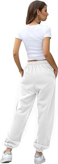 High Waist Loose Fit Sweatpants | Casual Jogger Pants Women