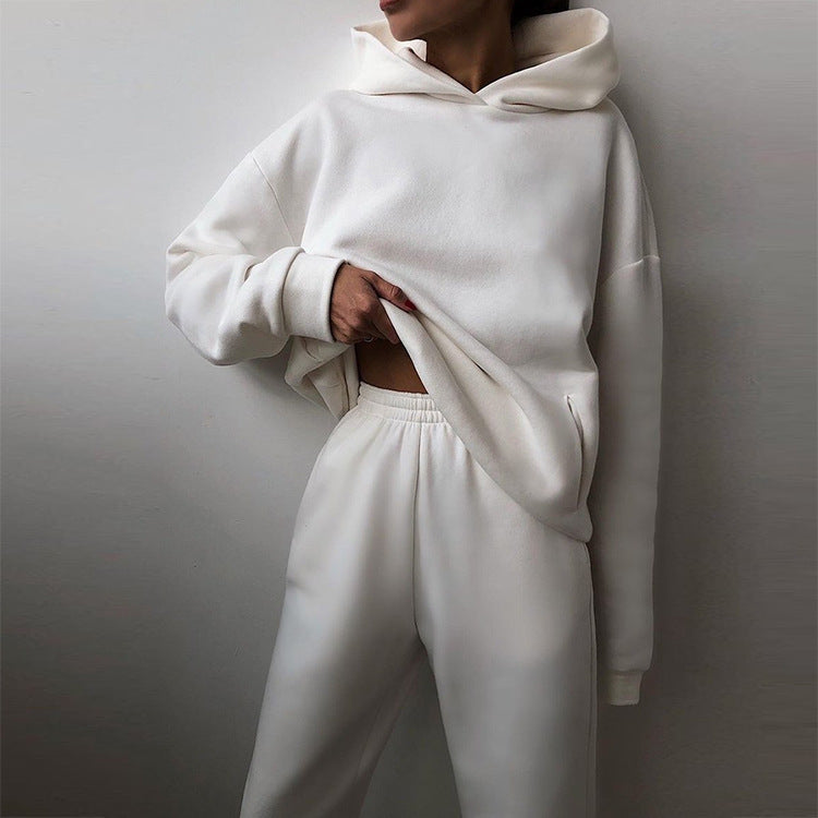 Womens Oversized Hoodie Sweatpants Set Casual Streetwear