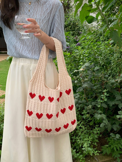 Women's Knitted Handbags Tote Bags Crochet Beach Bags