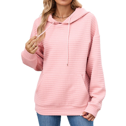Casual Oversized Hooded Sweatshirt with Pockets for Women