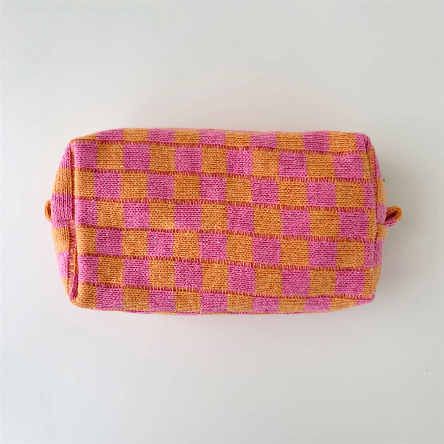 Wool Checkerboard Large Capacity Portable Storage Bag