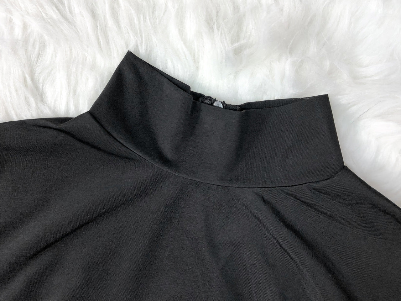 Long Sleeve Zip Front One Piece Swimsuit High Cut