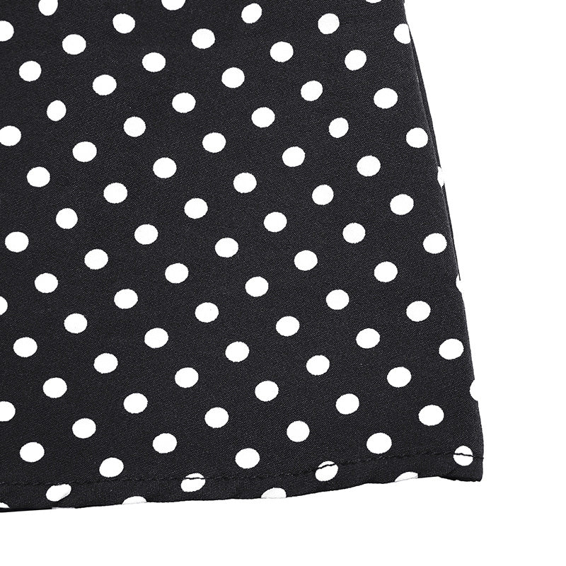 Women’s Polka Dot Sleeveless Maxi Dress Backless Summer