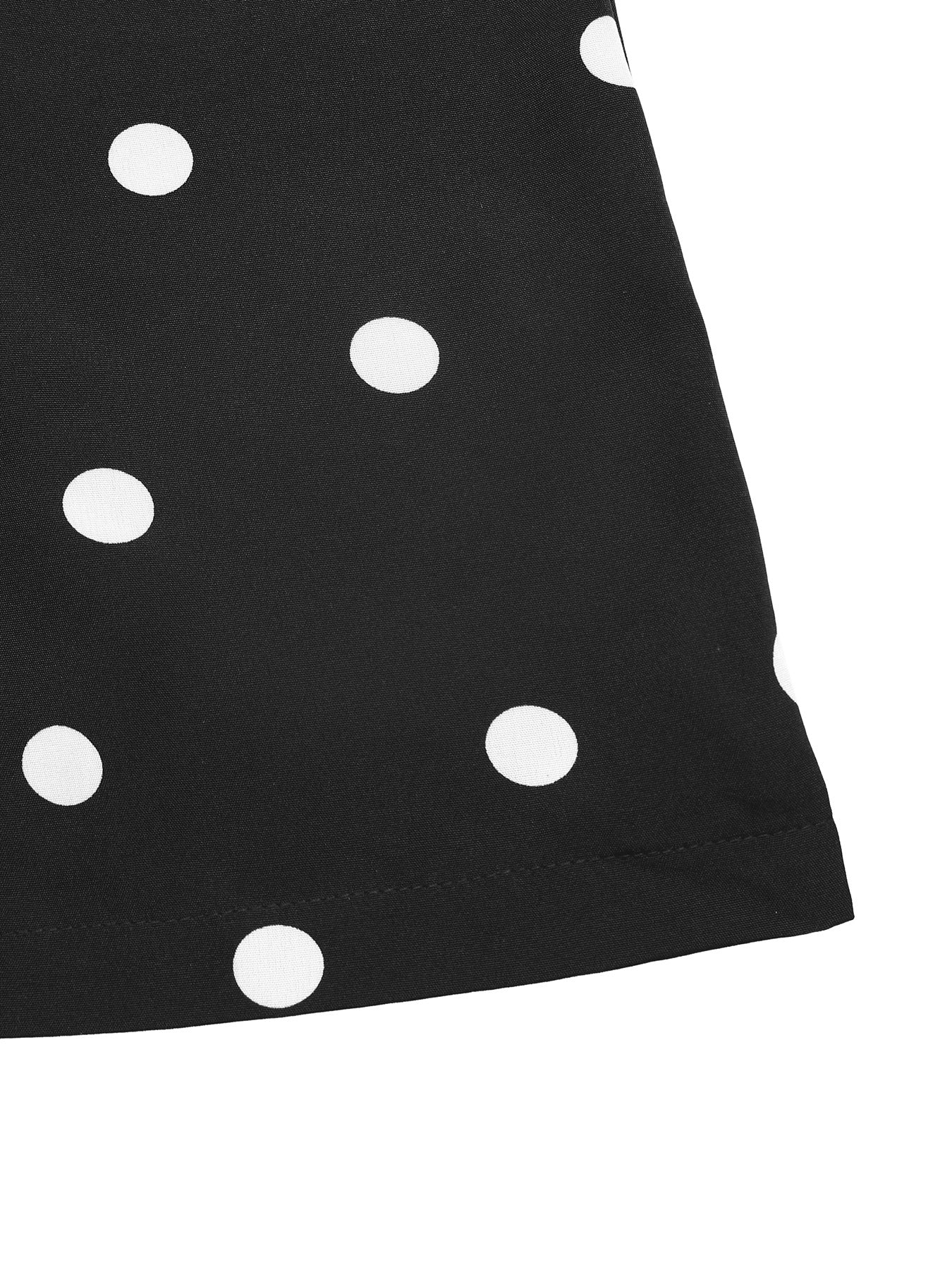 Women’s Polka Dot Strapless Wide Leg Jumpsuit