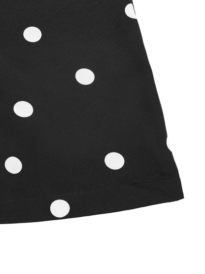 Women’s Polka Dot Strapless Wide Leg Jumpsuit
