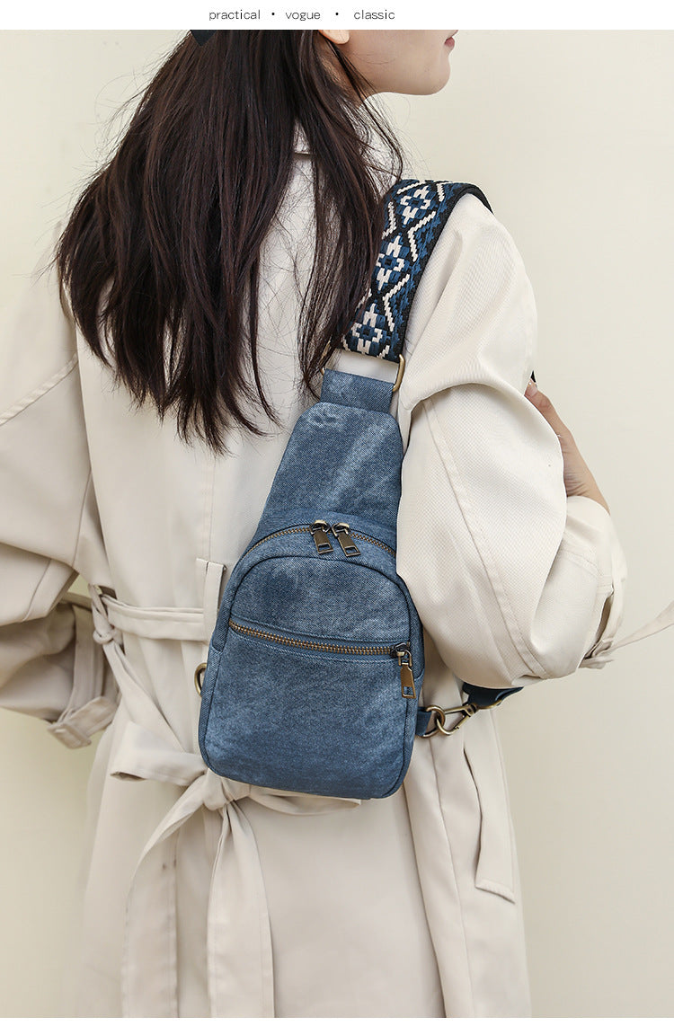 Sling Crossbody Fanny Packs Chest Bag for Work Shopping