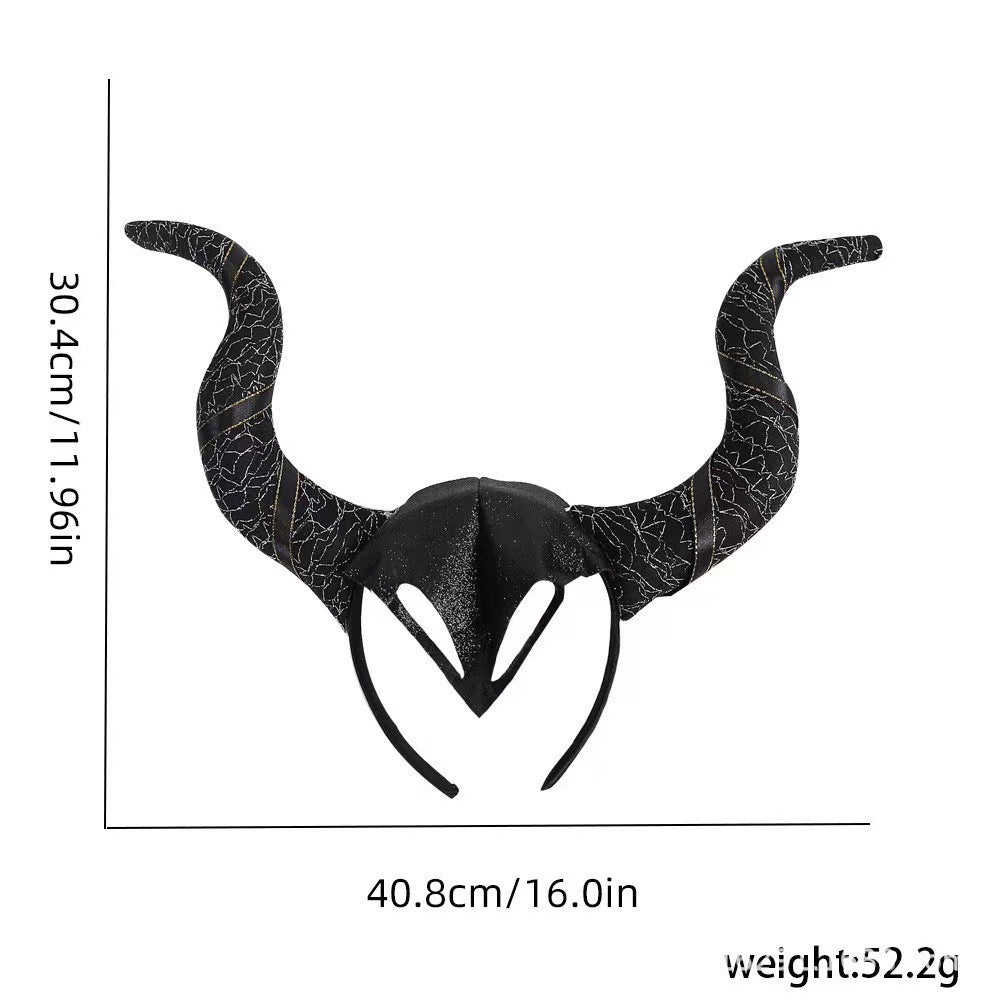 Devil Horn Headband for Halloween Costumes and Cosplay