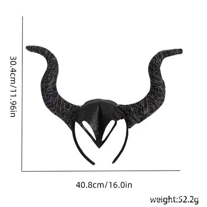 Devil Horn Headband for Halloween Costumes and Cosplay