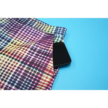 Women Plaid Blazer Pants Set Trendy Two Piece Suit