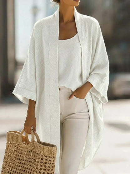 Women's Kimono Cardigan & Tank Two Piece Set